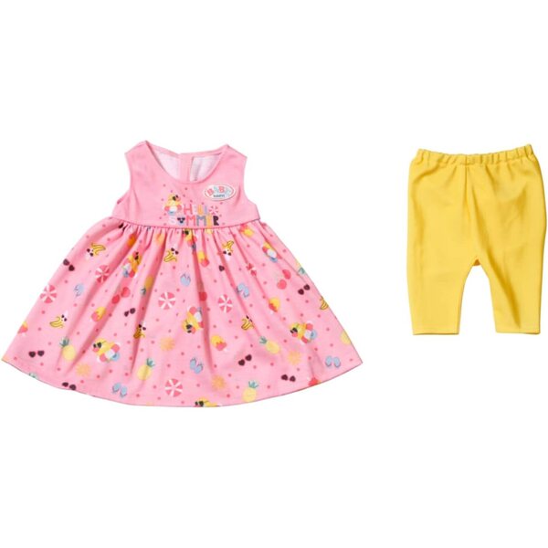 BABY born 4 Stagioni Set Abiti con 2 Vestiti, 4 Pantaloni, Mantella Pioggia e Cappotto Invernale per Bambole 43 cm