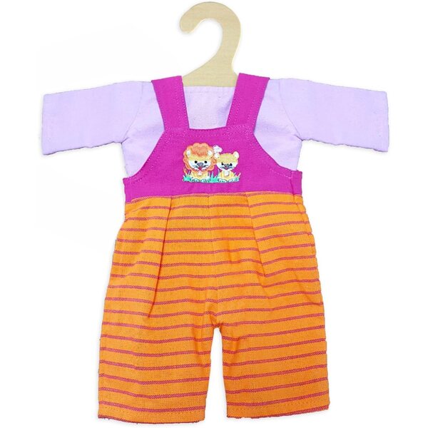Heless Set abbigliamento Fair Trade per bambole 35-45 cm con maglietta e salopette Leo