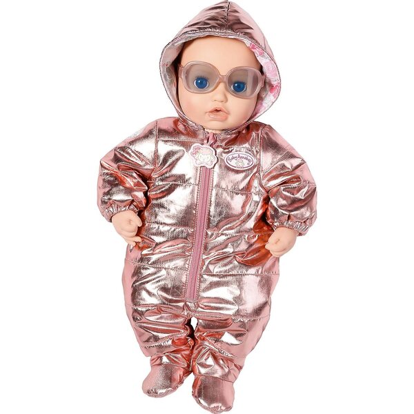 Baby Annabell Set Deluxe Sciarpa da Neve 43 cm con Occhiali da Sole Metallizzato