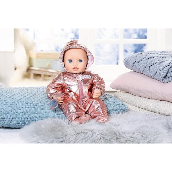 Baby Annabell Set Deluxe Sciarpa da Neve 43 cm con Occhiali da Sole Metallizzato