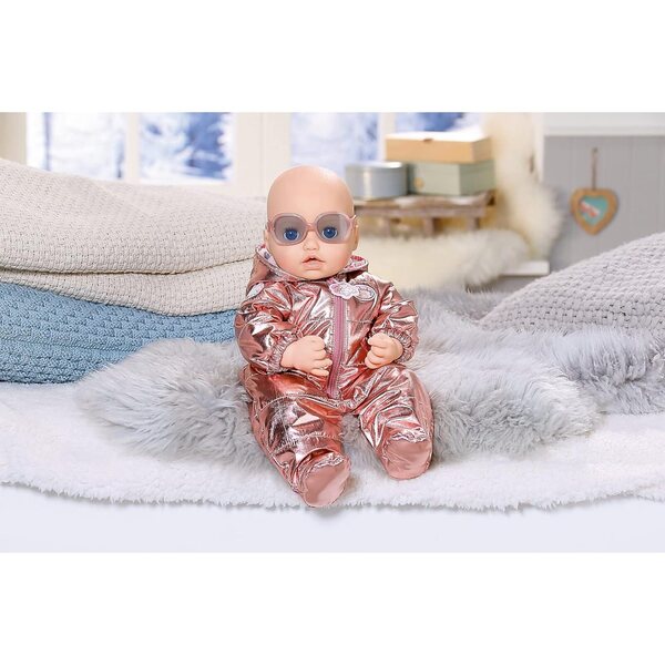 Baby Annabell Set Deluxe Sciarpa da Neve 43 cm con Occhiali da Sole Metallizzato