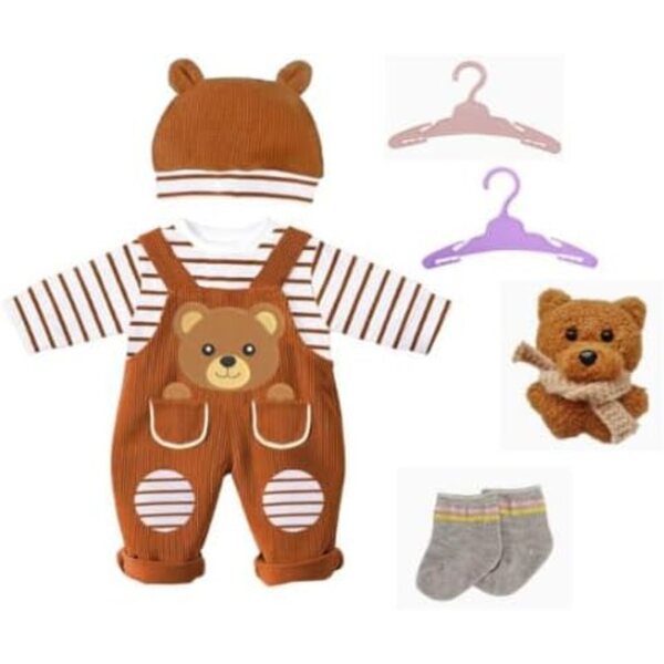 Abbigliamento per Bambole 36-43cm per Bambine - Vestiti Morbidi e Colorati