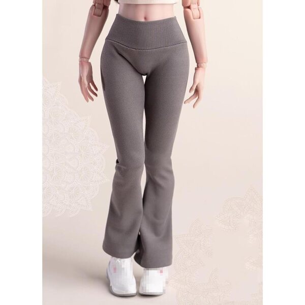 1/6 dunkelgraues Yoga-Kleidungsset für Frauen für 12-Zoll-Actionfiguren