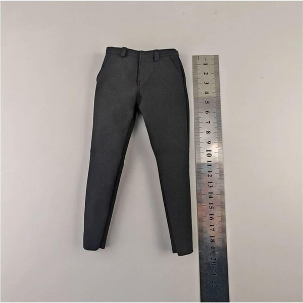 Schwarze Hose für 1/6 männliche Actionfigur, 12" AMITD Puppenkleidung
