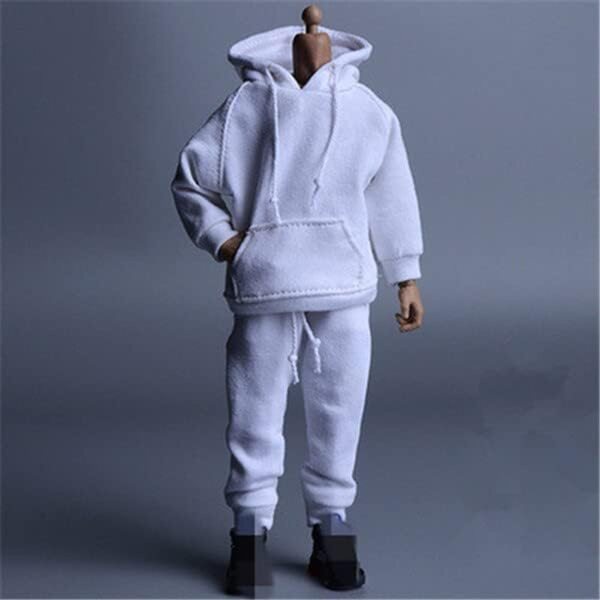 AMITD Herrenbekleidung 1/12 Sweatshirt und Hose für 6-Zoll-Actionfigur