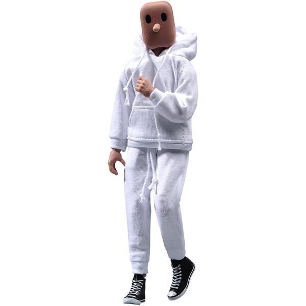 AMITD Herrenbekleidung 1/12 Sweatshirt und Hose für 6-Zoll-Actionfigur