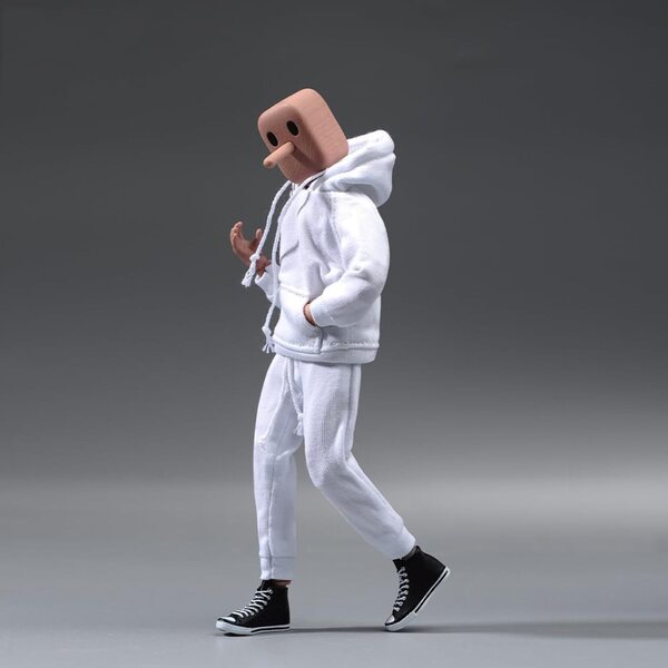 AMITD Herrenbekleidung 1/12 Sweatshirt und Hose für 6-Zoll-Actionfigur