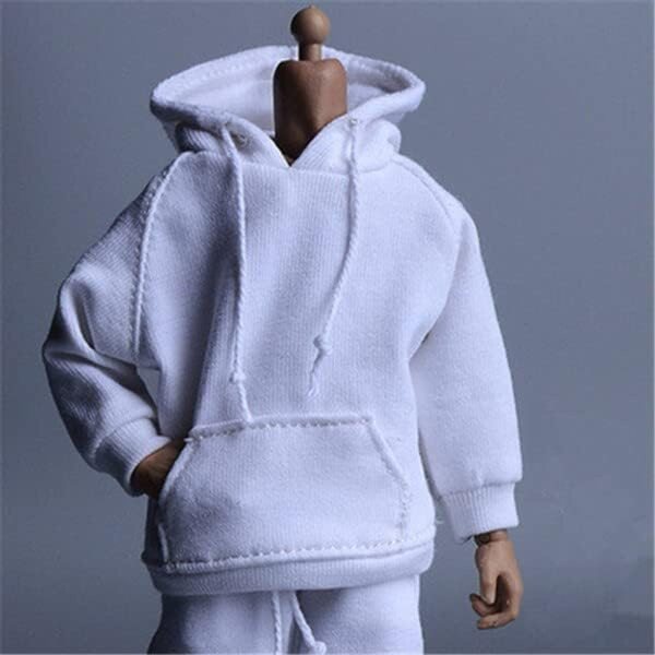 AMITD Herrenbekleidung 1/12 Sweatshirt und Hose für 6-Zoll-Actionfigur