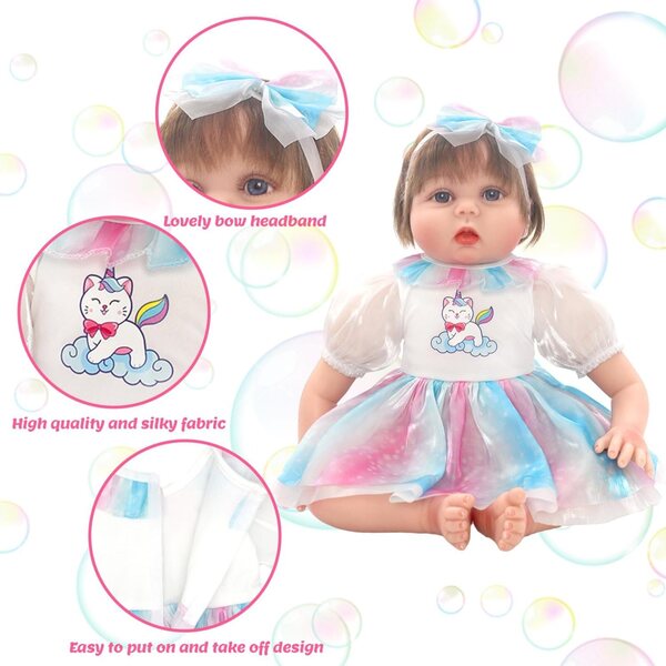 Set 3 Completi Abbigliamento per Bambole 71,1 cm UNICORN ELEMENT