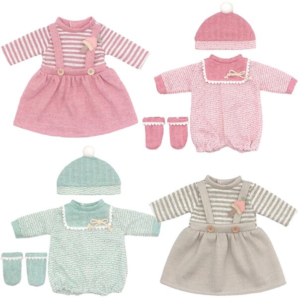 4-teiliges Kleidungsset für Puppen von 14 bis 18 Zoll – Zita Element Baby-Mädchen-Outfit
