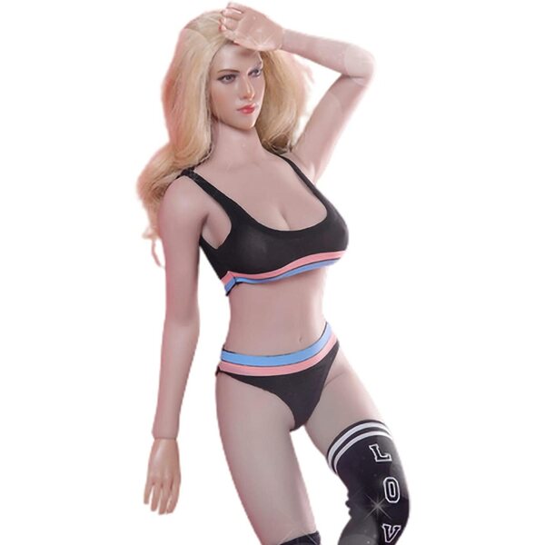 1/6 schwarze Sportbekleidung für 12-Zoll-Puppen - VUSLB