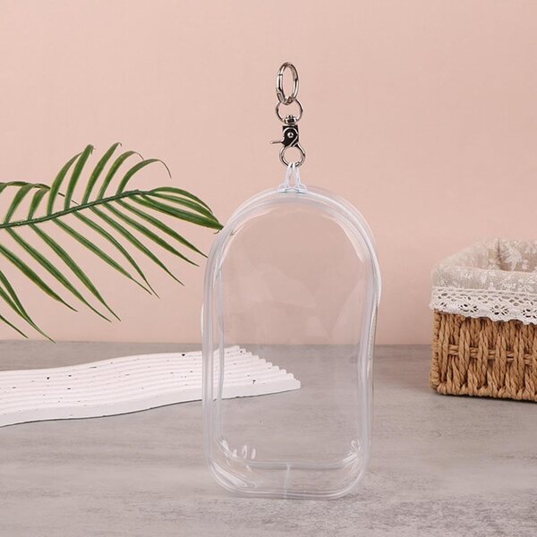 Borsa Trasparente in PVC per Esposizione e Conservazione di Piccole Bambole 19,5x10,5x5 cm
