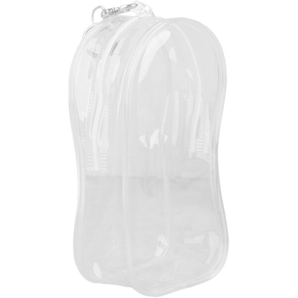Borsa trasparente in PVC per esposizione e protezione figure collezionabili 19,5x10,5x5 cm
