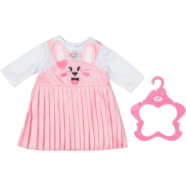 Baby Born Kleider 43 cm: Häschenkleid und Blumenkleid mit einzigartigen Details für Puppen