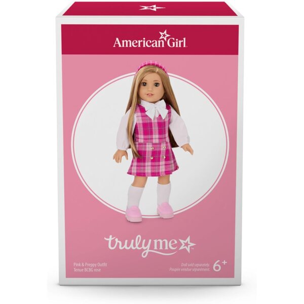Pink & Preppy Clothing for American Girl Truly Me 18" Dolls