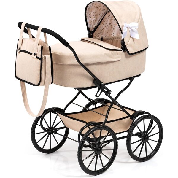 Bambolewagen Bayer Design classico beige con borsa e copertura protettiva