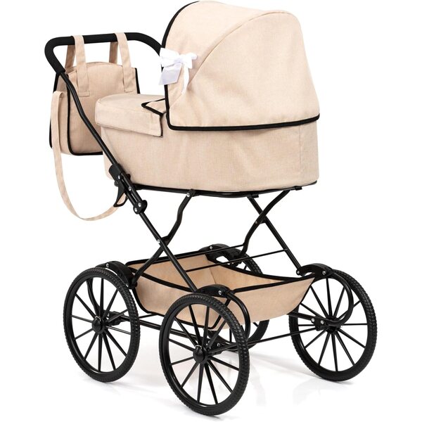 Bambolewagen Bayer Design classico beige con borsa e copertura protettiva