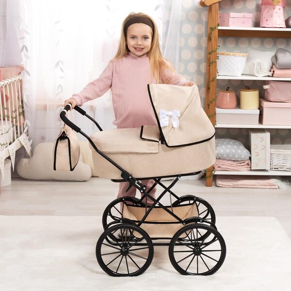 Bambolewagen Bayer Design classico beige con borsa e copertura protettiva