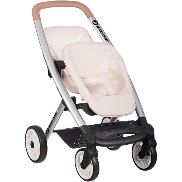 Maxi-Cosi Zwillingskinderwagen für Puppen bis 42 cm – Smoby, Originaldesign