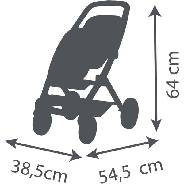 Maxi-Cosi Zwillingskinderwagen für Puppen bis 42 cm – Smoby, Originaldesign