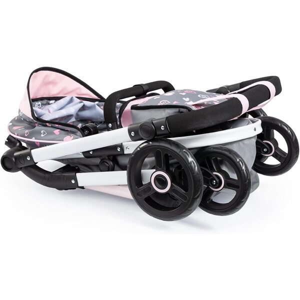 Bayer Design Neo Vario 52 cm Puppenwagen mit Tasche und verstellbarem Drehschieber