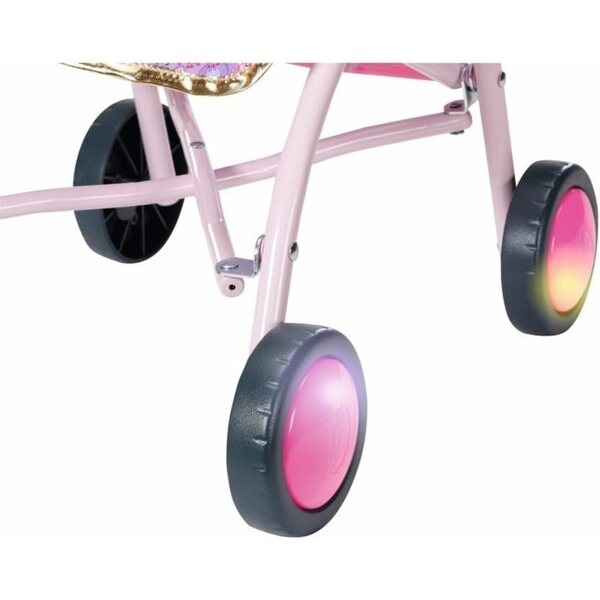 BABY born Happy Birthday Deluxe Buggy con Ruote Luminose e Bottiglia Inclusa