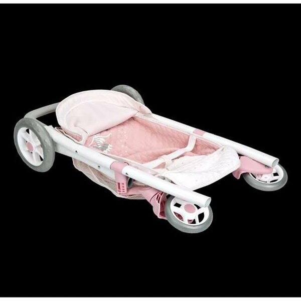 Universeller Kinderwagen für Arias-Puppen mit Griffhöhe 63 cm und einfacher Montage