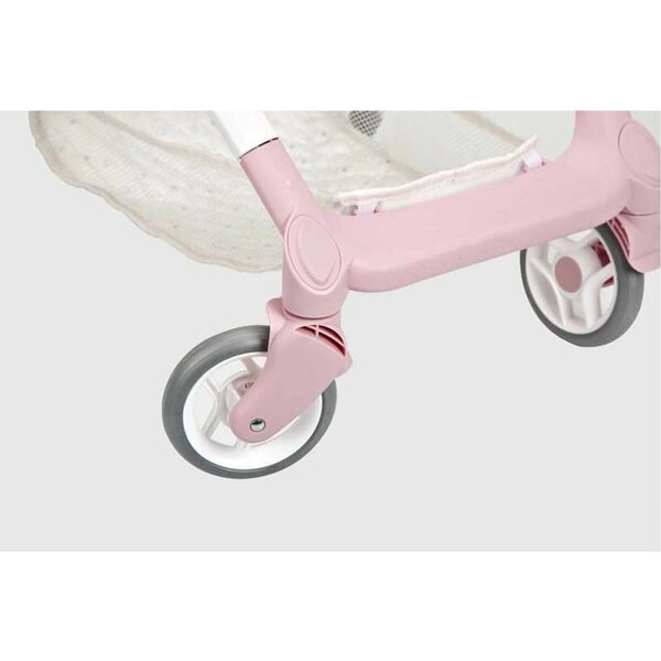 Universeller Kinderwagen für Arias-Puppen mit Griffhöhe 63 cm und einfacher Montage