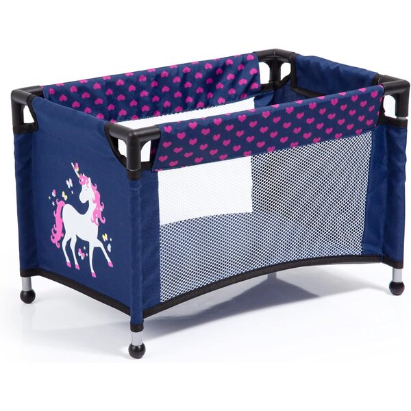 Bayer Design Milano Puppenset mit komplettem Blau- und Einhorn-Zubehör