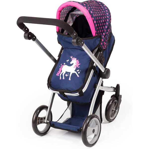 Bayer Design Milano Puppenset mit komplettem Blau- und Einhorn-Zubehör