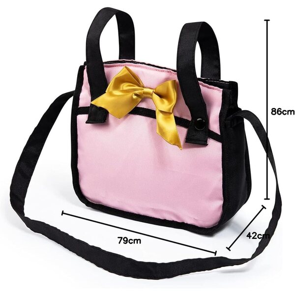 Bambolewagen Neo Vario Bayer Design con Tasche e Manico Regolabile, 79x42x86 cm