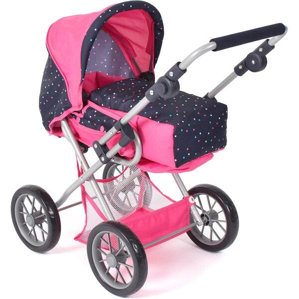 Bayer Chic 2000 Leni: Bambolewagen 3in1 con Tragetasca Rimovibile per Bambole fino a 46 cm