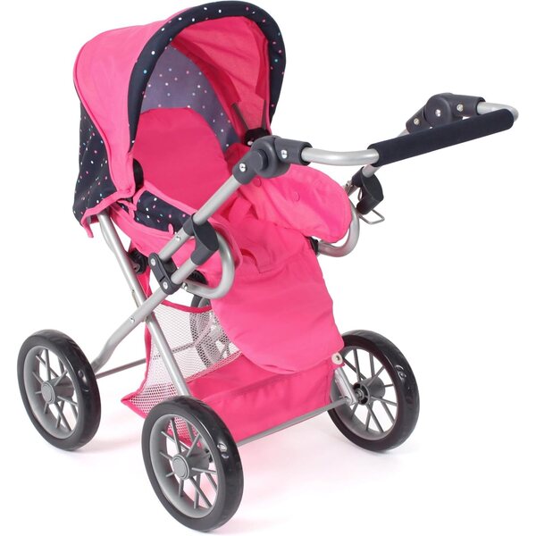 Bayer Chic 2000 Leni: Bambolewagen 3in1 con Tragetasca Rimovibile per Bambole fino a 46 cm