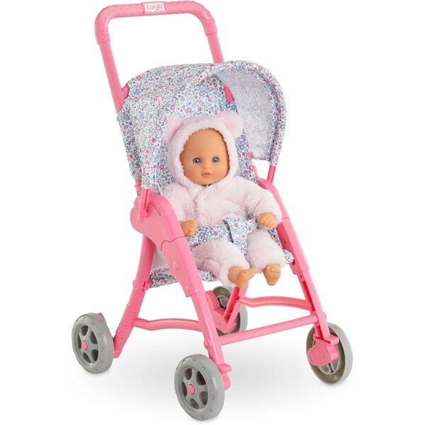 Corolle Mon Premier Floral Poupon Kinderwagen für 30 cm große Puppen, ab 18 Monaten