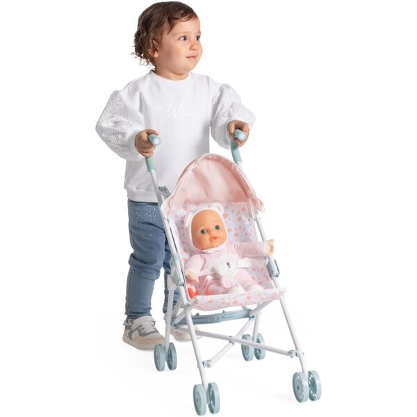 Chicco Bambolewagen Meine erste Puppe mit 4 Rädern, leicht und einfach zusammenklappbar für Kinder ab 3 Jahren