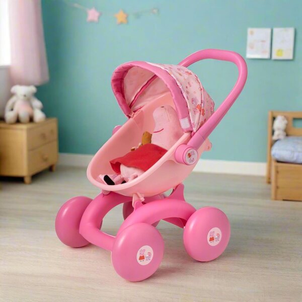 HTI Toys BabyBoo 4-in-1 Peppa Pig Puppen für Kinder ab 18 Monaten