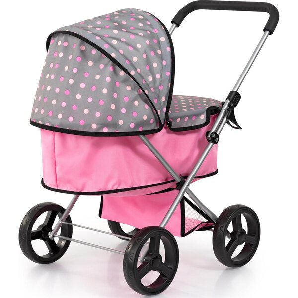 Bambolewagen Bayer Design con copertura e cesta integrata per bambole fino a 46 cm