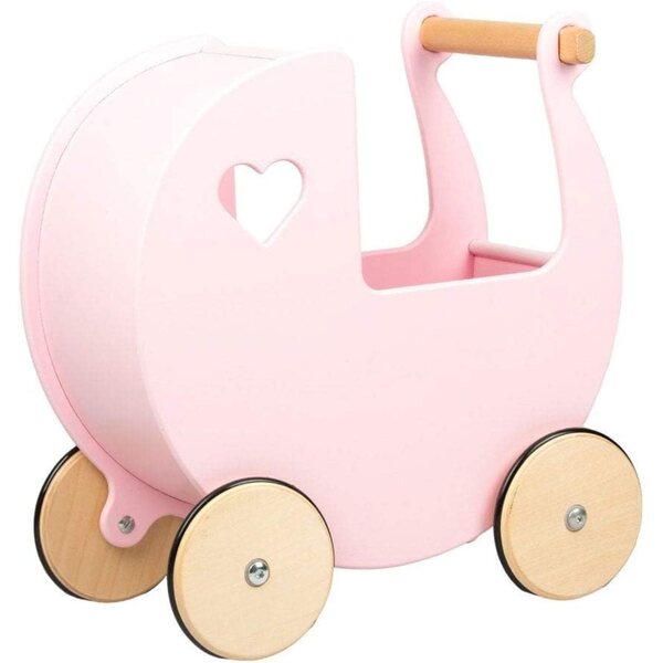 Moover Holz-Bambolewagen classico per bambole - design danese resistente e sicuro