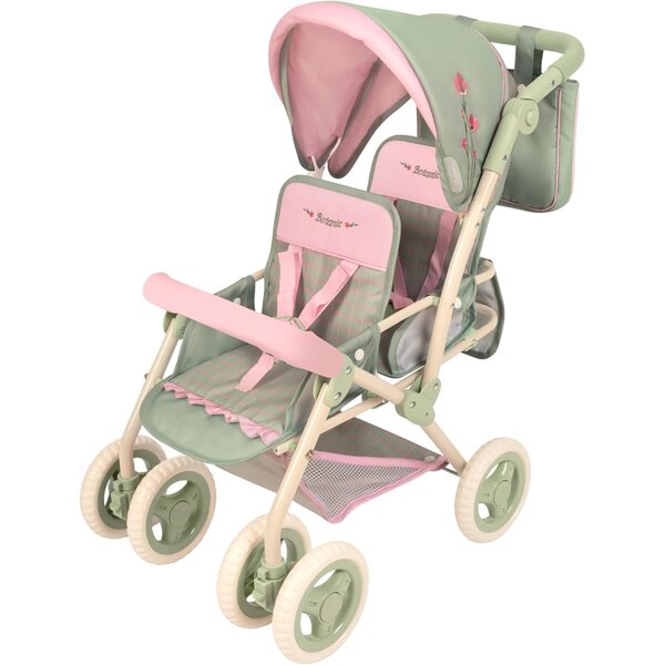 Botanic DeCuevas Zwillingsfaltpuppen mit Tasche und Blumenmuster