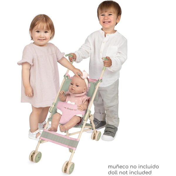 Botanic DeCuevas faltbares Puppenauto mit Tasche und Sicherheitsgurt 56 cm
