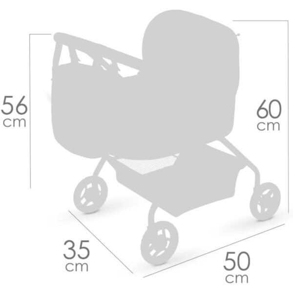Bambolewagen Mein erster Bambolewagen Honey de DeCuevas für Puppen bis 42 cm