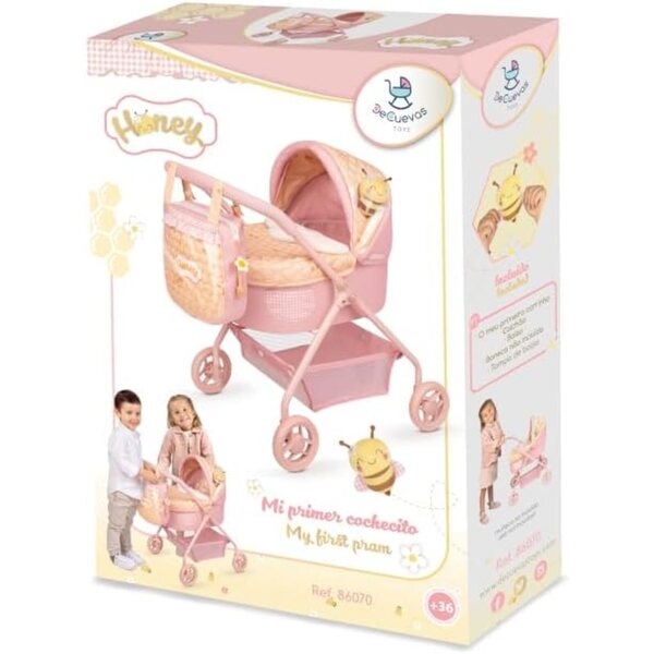 Bambolewagen Mein erster Bambolewagen Honey de DeCuevas für Puppen bis 42 cm