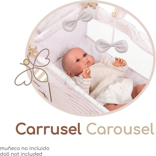 Armadio Fasciatoio per Bambole Verona con Accessori DeCuevas Toys Design Italiano