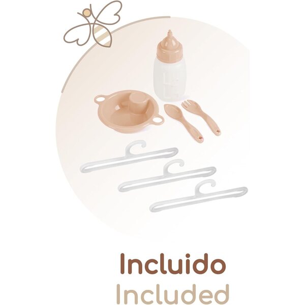 Armadio Fasciatoio per Bambole Verona con Accessori DeCuevas Toys Design Italiano