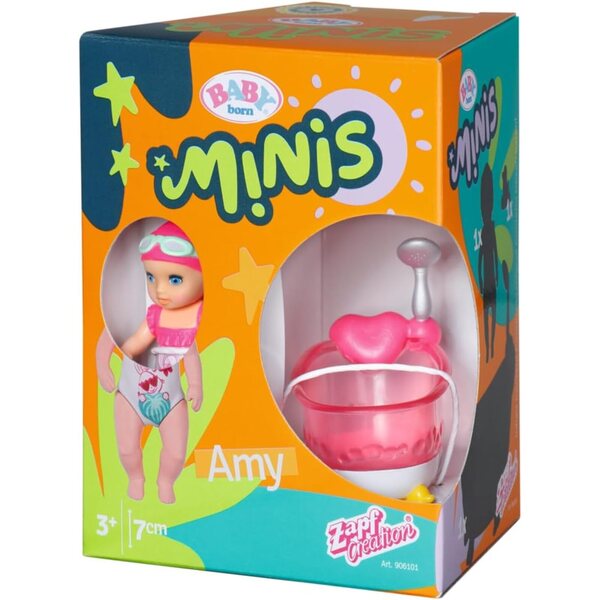 BABY Born Wohnmobil- und Badewannen-Spielset mit Puppe Jasmin und Amy, inklusive Zubehör