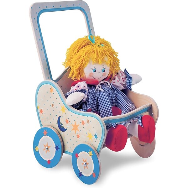 Dida Holzpuppen für Puppen bis 50 cm, perfekt für Rollenspiele für Kinder von 2–4 Jahren