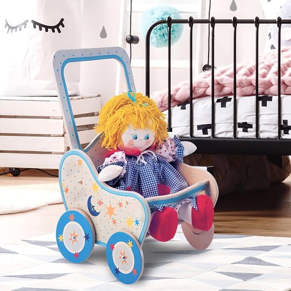 Dida Holzpuppen für Puppen bis 50 cm, perfekt für Rollenspiele für Kinder von 2–4 Jahren