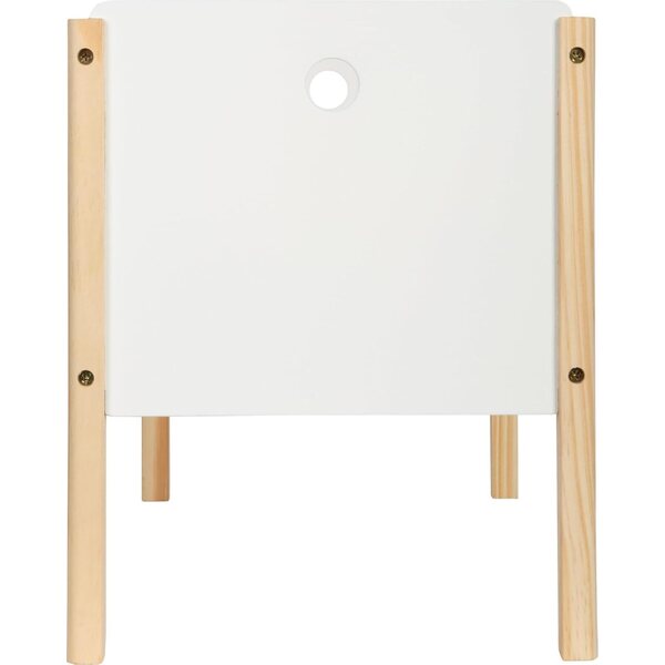 lettino per bambole Little Button in legno con biancheria inclusa, design scandinavo, 50x28x35 cm