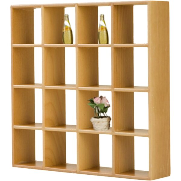 Miniatura Libreria in Legno 1:12 con 16 Scomparti per Casa delle Bambole Wedhapy