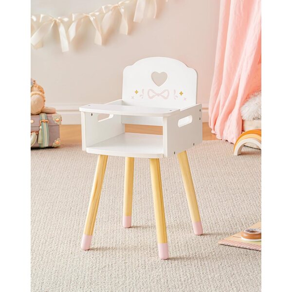 ROBOTIME mobili per bambole Holz Set Ballet Fairy per Bambole 16-18 Pollici Rosa e Bianco